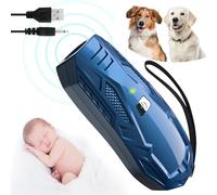 Bubbacare Anti Dog Barking Device, Ultrasonic Handheld Dog Bark Deterrent, Portable & Rechargable Dog Training Aid Device, 5M Effective Range Anti Barking Device for Small Large Dogs Outdoor Indoor