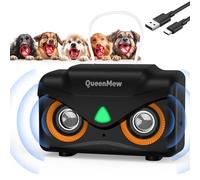Bubbacare Antibarking for Dogs with 15 m Range, Quiet Mini Anti-Bark Device with 2 Speakers, 3 Modes, Automatic Ultrasonic Dog Barking for Dogs, Neighbours Dog's Dog