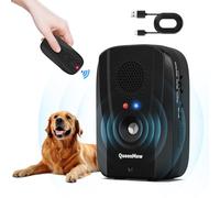 Bubbacare Dog Barking Deterrent Devices, 2-in-1 Auto & Remote Anti Barking Device, 600FT Remote Range to Stop Dog Barking with Ultrasound/Alarm Sound/Recording Playing for Dog Training Indoor Outdoor