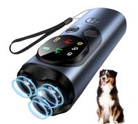 Bubbacare Dog Barking Deterrent Devices, 3 Transmitters Ultrasonic Dog Barking Device, 2 Modes Anti Barking Device with LED light, 30Ft Handheld Stop Dog Barking for Indoor Outdoor Training