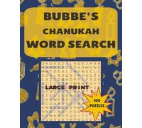 Bubbe's Chanukah Word Search: Large Print Holiday Puzzle Book for Adults and Seniors