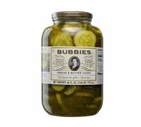 Bubbies Bread & Butter Traditional Snacking Cucumber Pickle Chips Jar Pack 1.95L Sold By Slamtech