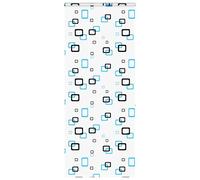 (bubble, 100 x 240 cm) vidaXL Shower Roller Blind with Cassette 140x240 cm Fabric Width 136 cm
