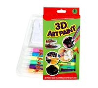 Bubble Art Pens 6 Pieces Washable Vibrant Colors To Stimulate