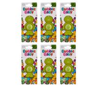 Bubble Baby Mint Fragrance Carded Liquid Membrane Car Air Freshener And Odour Eliminator Pack of 6