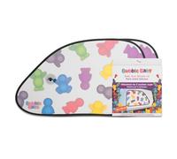 Bubble Baby Side Sun Shade for Car Windows X2 - UV Protection with Suction Cups, Universal Fit for Most Vehicles, Foldable Lightweight Design, Durable and Reusable Car Window Shade