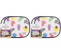 Bubble Baby sun shade for car windows X 2 - uv protection, easy installation with suction cups, adjustable fit for most vehicles, foldable & portable design, durable and reusable shade (Pack of 2)