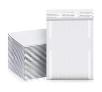 Bubble Bag 100/10pcs Thickened White Bubble Envelopes Bags Waterproof Self Sealing Shipping Packaging Bag Mailers Storage Organizer for Packaging(15x18cm,60PCS)