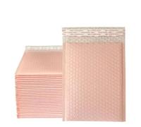 Bubble Bag 100pcs Bubble Envelopes Padded Mailing Envelopes Packaging for Small Business(Light Pink,18 * 23cm)