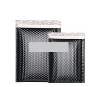 Bubble Bag 30Pcs Holographic Bubble Mailer Mailing Envelope Thicken Protection Waterproof Padded Envelopes Pack Bag for Shipping for Packaging(Black,18 * 23cm)