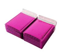 Bubble Bag 50pcs Rose red Bubble Envelope mailing Bags Suitable for Gift Wrapping, Wedding Gift Bags(15x20cm)