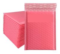 Bubble Bag Pink Poly Bubble Mailers Padded Envelopes Self Seal Bags Black Packaging Envelope for Book for Packaging(15X18cm-pink,1pcs)