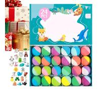 Bubble Balls - Mini Figures Collectable | 24 Pieces Animal Theme Foam Bath Ball - Bath Additive Adults - Rich Butter Extracts Skin Protection Smoothness