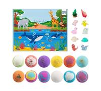 Bubble Bath Ball,with Toys Colorful Fizzy Stocking Stuffers | Bubble Bath Fizzy Ball Set - for Birthday Party Children's Day Thanksgiving, Boys Girls Friends Family
