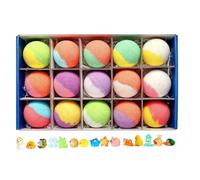 Bubble Bath Balls 15 Pieces Moisturizing Refreshing with Toys Inside
