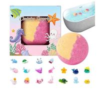 Bubble Bath Balls for Kids - Fizzy Bath Bomb Set with Surprise Toy Inside | Colorful Spa Baths Balls with Gentle Foaming Effect, Fun Baths Time Activity for Children Birthday Holiday Gift