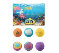 Bubble Bath Balls Set - 6 Pieces Bath Bombs, PET Fragrance Salt Balls, Colour Changing Bubble Baths with Skin Softening Moisturising Effect | Baths Bomb Set for Women Girls Men Family Home