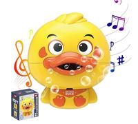 Bubble Bath Machine | Duck Shape Blower with Music,Automatic Bath Toys Bubble Maker with 3 Suction Cups - for Kids Children Home Bathtub Bathroom Washing