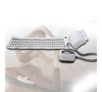 Bubble Bath Mat Tub Spa Massager Adjustable Full Body Bubble Bath Massager Mat Non-slip Spa Bath Mat with Pillow and Remote