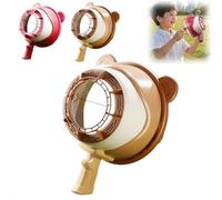 Bubble Blaster Toy, Shoots Bubbles Over 16 Feet, Air Cannon Bubble Toy and Physics Toys, Includes Super Bubble Solution, for Outdoor Act, Birthday Party