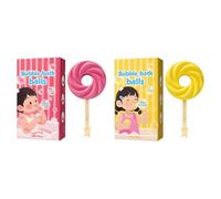 Bubble Bliss Foam - Bath Ball for Relaxation | Other Material with Cute Lollipop Shape, Scented Fragrance Cleanser, Perfect for Women Travel, Wife Home, Girls Youth, Family Holiday