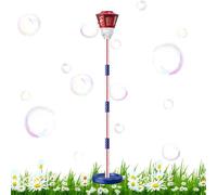Bubble Blower - Automatic Summer Bubble Machine With LED Light, Portable Outdoor Party Toy | Continuous Foam Bubbles Maker for Kids Adults Garden Lawn Backyard Wedding Street Festival Fun Celebration