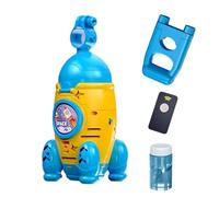 Bubble Blower | Battery Operated Light Up,Rocket Shaped Bubble Maker Machine,for Boys Girls Party Lawn Garden Beach Pool Birthday Holiday