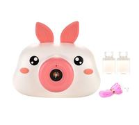 Bubble Blower Chamber,Automatic Small Bubble Maker with Lights - Funny Machine with Music And Lights for Easter Birthday Kids Outdoor Games