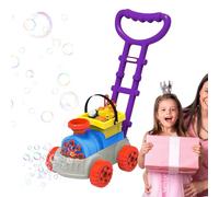 Bubble Blower Lawn Mower - Fun Automatic Push Electric Blowing Sprayer | Lawnmower Bubble Machine,for Outdoor Backyard Party Christmas Birthday Easter Boys Girls Bath Shower
