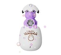 Bubble Blower | LED Blower Dinosaur Egg - Kids Bubble Machine Interactive Toy for Beach Camping Bathtub Park Backyard Pool Patio Outdoor Birthday Easter Christmas