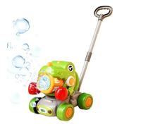 Bubble Blower - Light Up Machine for Garden | Fun Outdoor Play with Colorful Bubble Streams & Interactive Lawn Mower Style for Indoor Yard Backyard Birthday Party Easter Role Play