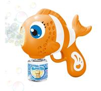 Bubble Blower Machine | Handheld Bubble Maker with Lights and sound,Portable Smooth Blowing Toy with 16 Holes for Kids Bath Backyard New Year Easter Girls Boys
