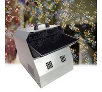 Bubble Blower Machine with Remote Control, Automatic Rotation for Large Bubble Production, Ideal for Weddings and Indoor/Outdoor Events