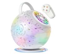 Bubble Blower | Rechargeable 360 Degree Auto Rotation Outdoor Play with Light | 10 Holes Automatic Bubble Machine | for Birthday Party Wedding Backyard Outside Boys Girls Children