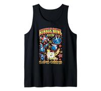 Bubble Bowl 2001 Band Geeks Collage Vintage Cartoon Tank Top