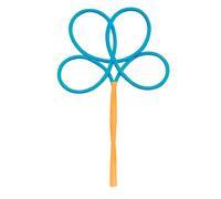 Bubble Brothers Pack of 5 Bubble Sticks Soap Bubbles Set for Children Giant Soap Bubbles for Outdoor Perfect for Children's Birthday Party 5 Handmade Bubble Rings (Flower with 4 Holes)