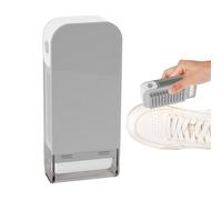 bubble brush with soap box, versatile cleaning tool | durable roller scrubbing brush, kitchen dish cleaner, dorm travel bathroom floor shoe care