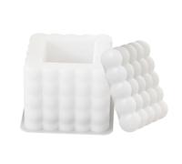 Bubble Candle Mold, Cube 3D Silicone Candle Mold, Reusable Resin Molds for Handmade Cakes, Arts, Crafts, Desserts, Chocolate & Home Decor