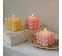 Bubble Candle Molds - Silicone Mold for Candles Making, DIY 3D Moulds for Soy Wax, Beeswax, Scented Candle, Valentine's Day Gifts (Heart Bubble)