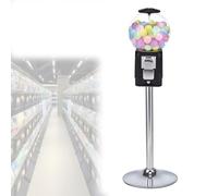 Bubble Capsule Toys Dispenser - Commercial Candy Gumball Machine, Key-Operated Vending Machine for Classic Treats