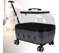 Bubble Cat Carrier Backpack, Fully Breathable Transparent Pet Carrier Backpack for Cat Dog, Multiple Carrying Carrier, for Travel, Hiking & Trips darkgray