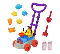 Bubble Clipper, Automatic Electric Push Toy for Blowing on the Beach Fun Bubble Machine Mower Shape for Birthday Christmas Easter Party Outdoor Garden Game