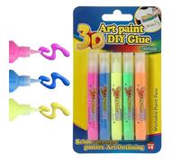 Bubble Colouring Pencils 5 Piece Marker Set for Crafts, Drawing and Painting