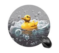 Bubble Duck Mouse Pad Premium Texture Mousepad with Non-Slip Rubber Base 7.8" X 7.8" Large Gaming Mouse Mat Wireless Mouse Desk Accessories