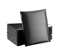 Bubble Envelopes Padded Mailers,Waterproof and Tear-Proof Postal Bags with Self Sealing Strip,Poly Bubble Mailers for Offices,Home, Shops, Schools,33×40CM(60 Piece),Black