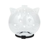 Bubble Face Muzzle for Cats - Comfortable Anti Scratch Cat | Lightweight Transparent Material with Adjustable Straps, Practical Tool Supporting Feeding, Grooming Safe Handling 5.31x5.31x5 in
