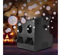 Bubble Fog Machine, 1500W Smoke Maker with 24pcs LED Lights, Four Nozzles Design, with Remote Dmx Effect, for DJ Wedding Party Christmas Halloween Festival