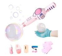 Bubble Fog Wand - Automatic Mist Bubble Machine with LED Lights for Parties, Weddings, Outdoor & Indoor Fun