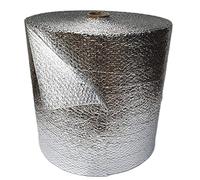 Bubble Foil Insulation Roll, Double Aluminium Bubble Foil Insulation 5mm Waterproof Self Adhesive 10-30m(1*15M)
