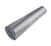 Bubble Foil Insulation Roll, Reflective Aluminium Foil Self-Adhesive Bubble Insulation Vapour Barrier Multiple Sizes(1mx5m)
